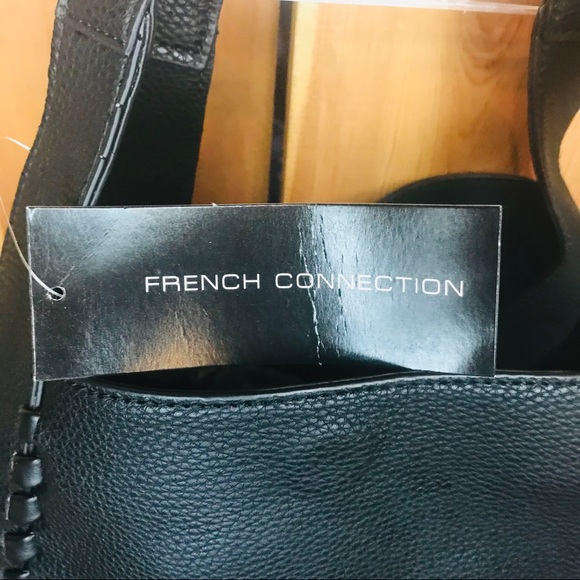 Women’s French Connection Black Del Handbag purse - Picture 4 of 6